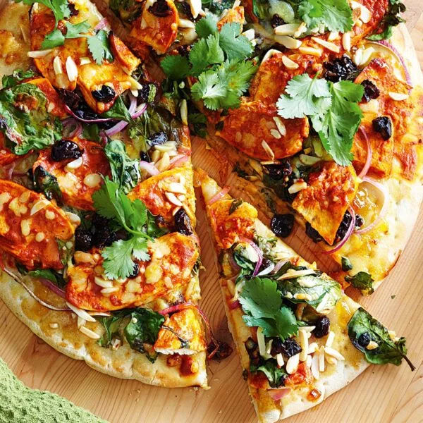 Delicious Tandoori Chicken Pizza at Pizza Milano & More in Edmonton, AB